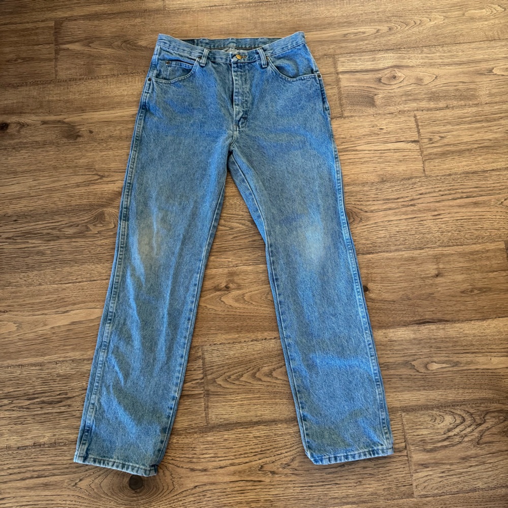 Wrangler Men's Straight Blue Jeans